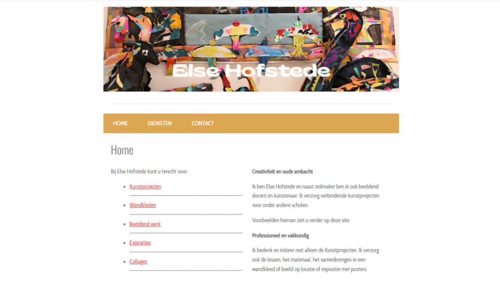 Website Else Hofstede